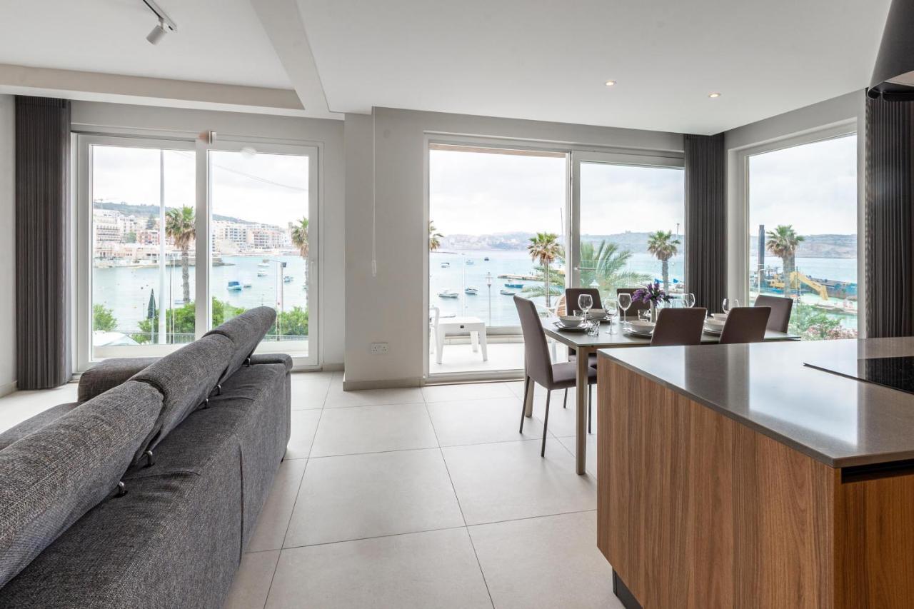 Seafront Luxury Apartment St. Paul's Bay Exterior foto